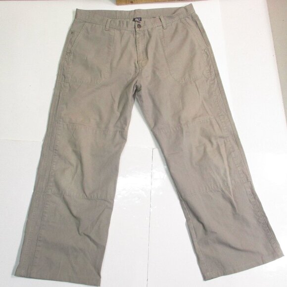 Patagonia Performance Twill Jeans Mens Straight Khaki Organic Cotton Size 38 - Picture 1 of 3